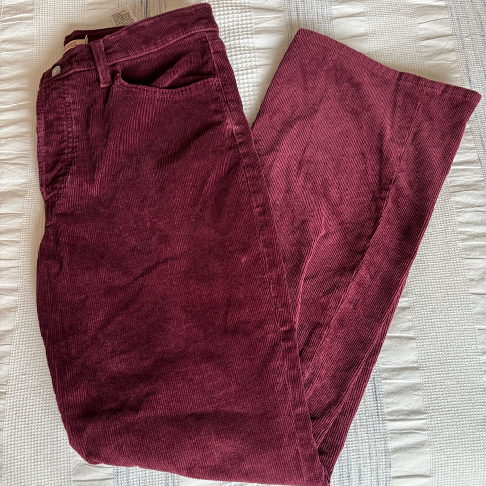 Corduroy Wedgie Bootcut Jeans 31x32